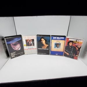 Lot Of 5 Classic Country Cassette Tapes 70s And Early 80s Johnny George Tamy Don
